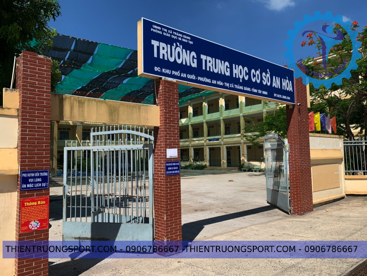 Công trình trường THCS An Hoà, tỉnh Tây Ninh
