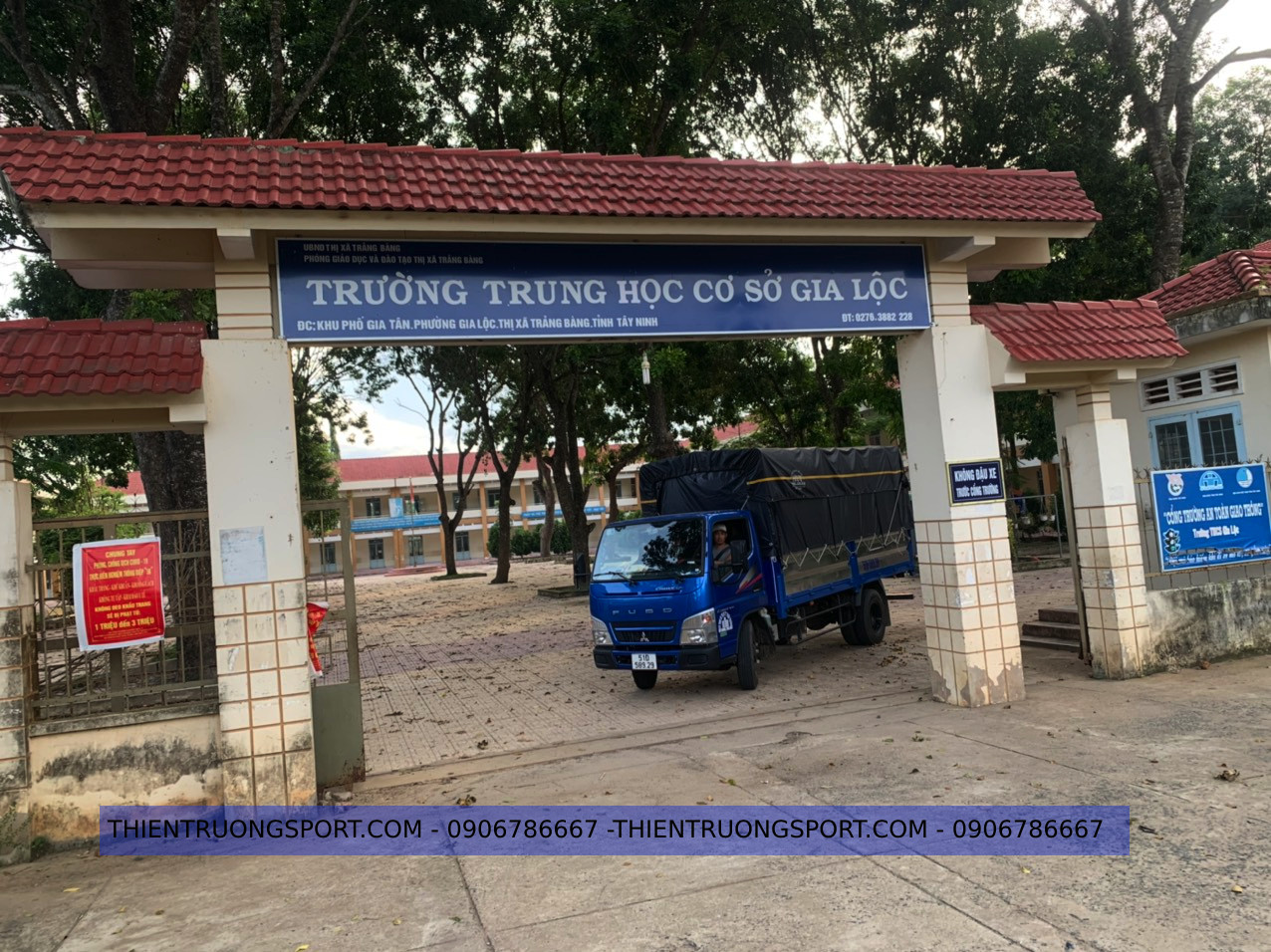 Công trình trường THCS Gia Lộc, tỉnh Tây Ninh
